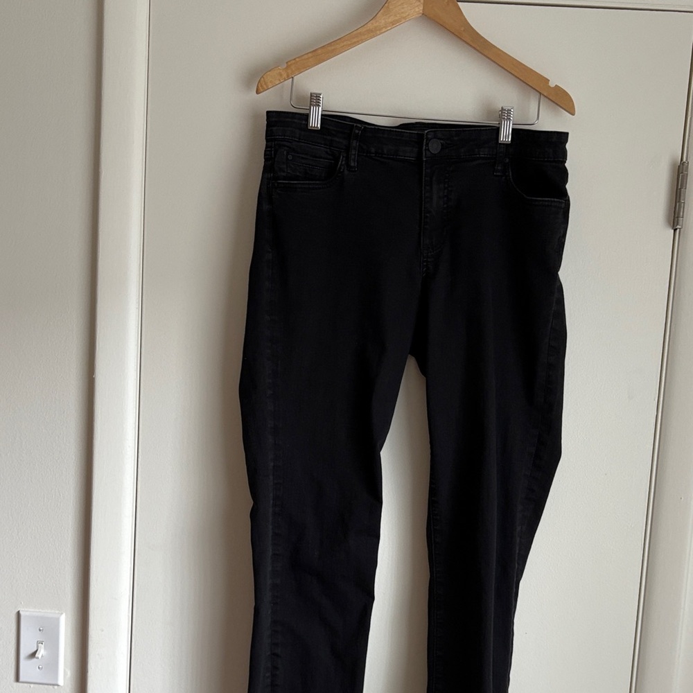 Kut from the Kloth Black Straight Leg Jeans